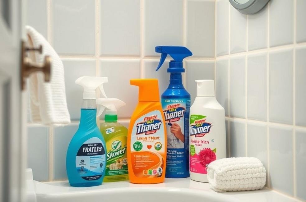 Banheiro organizado e limpo com desodorizadores.