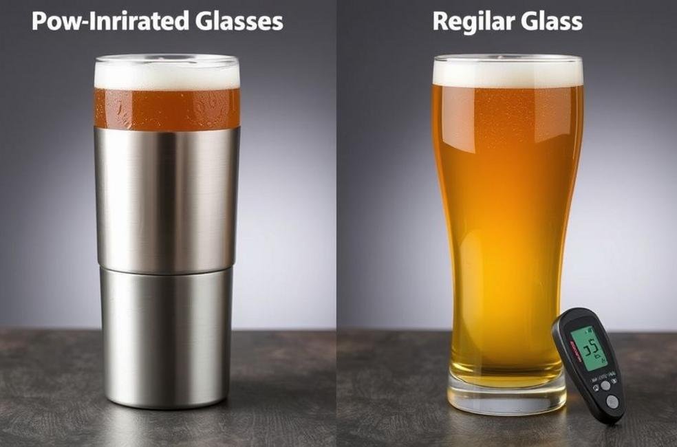 Comparação: Copo Isolado versus Copo Comum