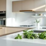 Cozinha com purificador de água