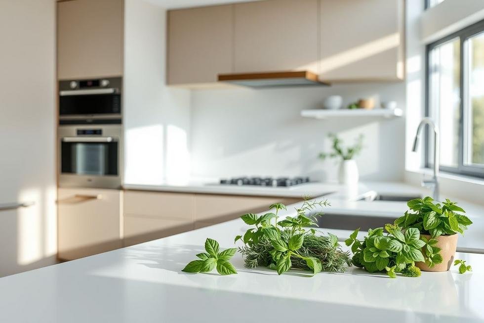 Cozinha com purificador de água