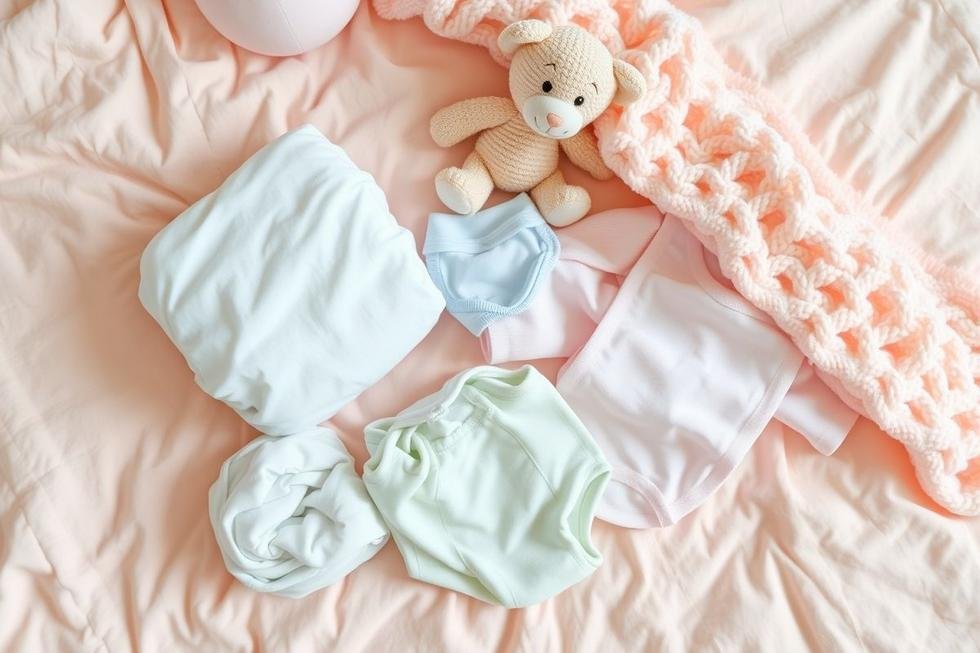 Ambiente acolhedor para o banho do bebê.