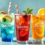Copo Quencher com bebidas refrescantes