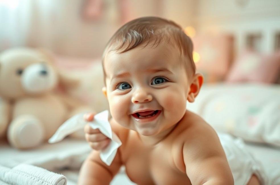 Benefícios dos lenços umedecidos para a higiene do bebê