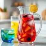 Utensílio de cozinha elegante, jarra de vidro.