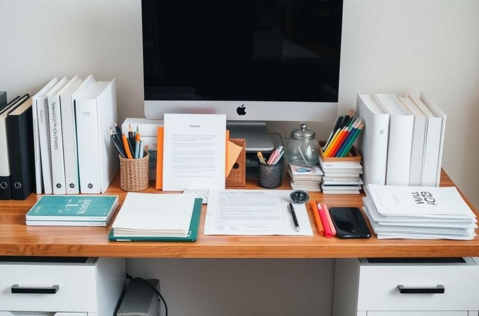 Dicas para Organizar sua Escrivaninha e Espaço de Trabalho