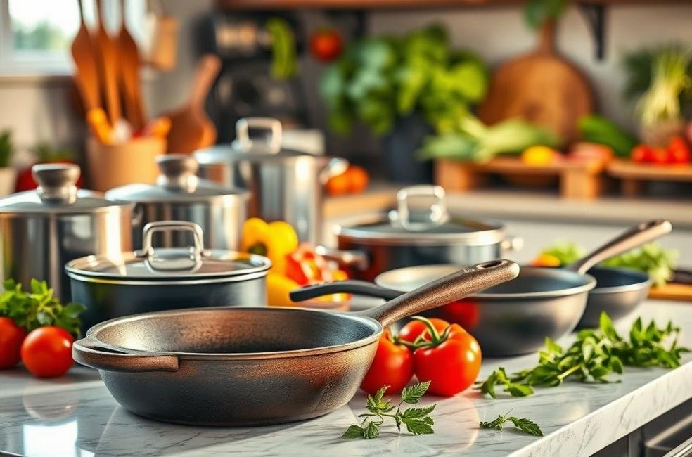 Panelas e Frigideiras: O Coração da Cozinha