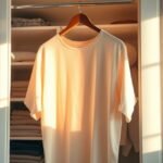 Roupa alisada e bem cuidada após vaporizar.